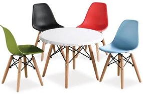 AKCIA Biely jedálenský stôl OSLO 60x60cm II. akosť