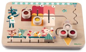 Lilliputiens - drevený panel - zmrzlinový labyrint