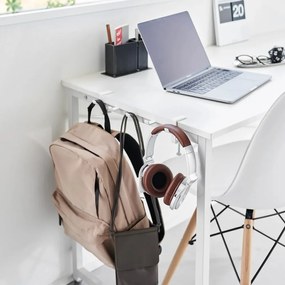 Matne biely nastaviteľný oceľový háčik Tower – YAMAZAKI