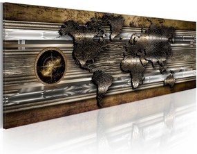 Artgeist Obraz - The World Of Metal Veľkosť: 150x50, Verzia: Na talianskom plátne
