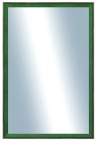 DANTIK - Zrkadlo v rámu, rozmer s rámom 40x60 cm z lišty Inclinata colori zelená (3138)