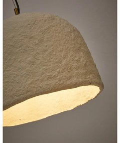 Biele závesné svietidlo ø 35 cm Sineu – Kave Home