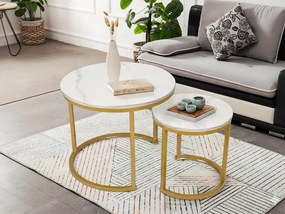 CH Konferenčné stolíky Paula - biela