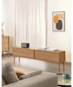 TV komoda v dubovom dekore Kave Home Lenon