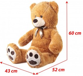 Veľký plyšový medveď Kuba s visačkou 100 cm