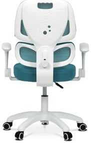 Autronic BONTEC Detská stolička, výškovo nastaviteľná, modrá sieťovina, KA-K1063 BLUE Farba: Šedá