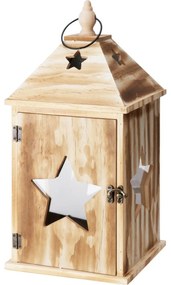 Súprava drevených lampášov Hviezda, 2 ks