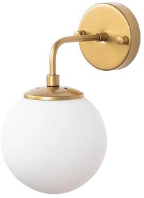 Nástenné svietidlo v zlatej farbe Horn – Opviq lights