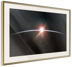 Artgeist Plagát - Horizon [Poster] Veľkosť: 45x30, Verzia: Zlatý rám s passe-partout