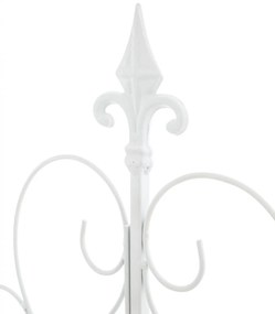 Mriežka na popínavé rastliny Mandevilla - 133 x 99 cm - Biela