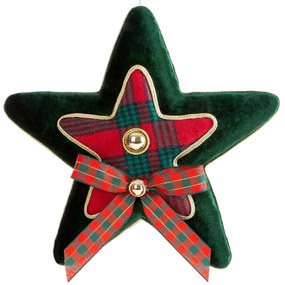 VIANOČNÁ DEKORÁCIA STAR SADA 6KS 18 CM VIACFAREBNÁ