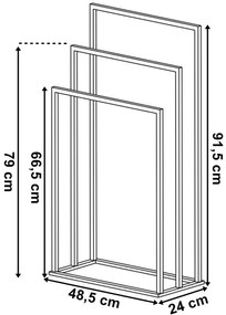 JAKS STOJAN NA UTERÁKY 3 RAMENÁ - TIRE CHRÓM