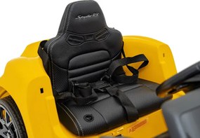 Elektrické autíčko Porsche Spyder RS 718 Lakier žlté