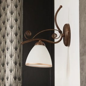 Nástenná lampa RETRO II 1xE27/60W/230V bronz patina