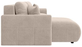 Béžová rozkladacia rohová pohovka (variabilná) Lorine – Ropez