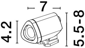 Vonkajšie LED lampa Mini