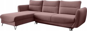 Rohová sedačka Scottie 24 (staroružová) (L)