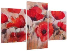 Obraz - Vlčie maky (90x60 cm)