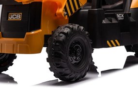 LEAN CARS JCB akumulátorové rýpadlo s lyžicou žlté