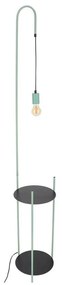 Stojacia lampa WALK 1xE27/40W/230V tyrkysová