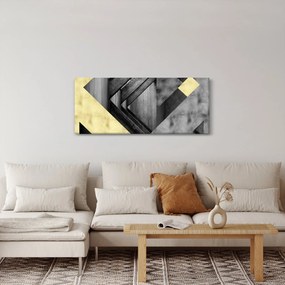 Obraz - Textúrované tvary (120x50 cm)