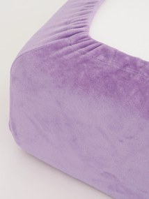 Plachta mikroplyš Deluxe do postieľky 60 x 120 cm - levanduľové