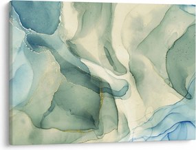 Obraz - Atramentová abstrakcia 3 (70x50 cm)