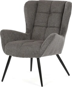 Kreslo ušiak SKAGEN GREY