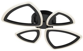 Prisadený luster 4xLED/22W/230V čierna