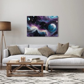 Obraz - Maľovaný vesmír (90x60 cm)