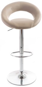 G21 Barová stolička Orbita koženková coffee