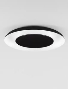 LED stmievateľné čierno-biele dizajnové stropné svietidlo Epos 60