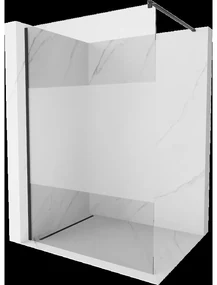 Mexen Kioto sprchová stena 100 x 200 cm, transparentnéné/inovať 8 mm, čierna - 800-100-101-70-35