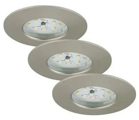 Briloner - SADA 3x LED kúpeľňové podhľadové svietidlo LED/5,5W/230V IP44