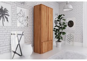 Šatníková skriňa z bukového dreva 90x206 cm Vento 2 - The Beds