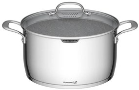 Hrniec G21 Gourmet Miracle s cedníkom 28 cm s pokrievkou nerez/greblon 60022155