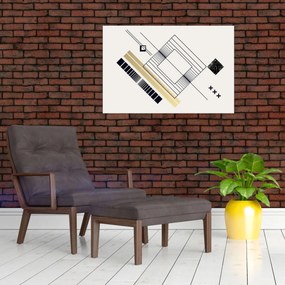 Obraz - Geometrické tvary N⁰6 (90x60 cm)
