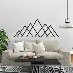 Drevený nástenný obraz geometrické hory | APALATU: HDF - Javor 70 x 31 cm 4559-102097 HDF0512