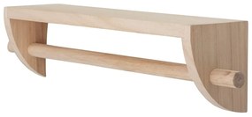 Bloomingville Drevená polica / vešiak Mingus 60 cm