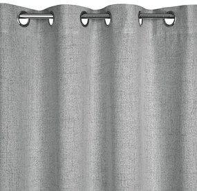 ZÁVES NA KRÚŽKOCH LINDA 140X250 CM STRIEBORNÁ