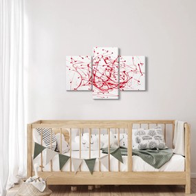 Obraz technikou Drippingu (90x60 cm)