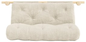 Krémová menčestrová rozkladacia pohovka 135 cm Hooked – Karup Design