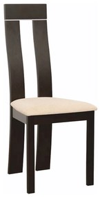 Jedálenská stolička Desi New - wenge / béžová magnólia