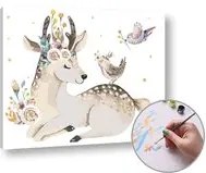 Maľovanie podľa čísel SRNČEK BAMBI – nízka náročnosť