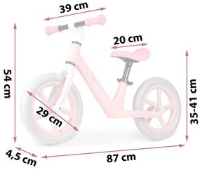 Nukido Detský bežecký bicykel Light Flee