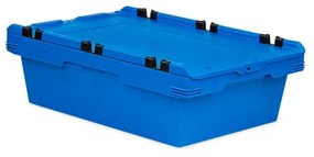 Balenie plastových euro prepraviek CONICAL s krokodílim vekom