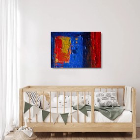 Sklenený obraz maliarskych farieb (70x50 cm)