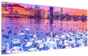 Obraz - Praha (120x50 cm)