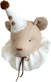 Dekorácia do detskej izby medvedík – béžový + biely