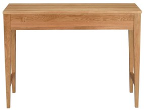 Prírodný dubový konzolový stolík Rowico Fulla